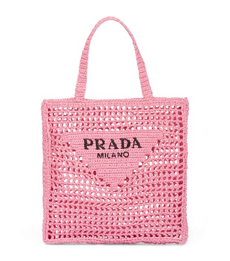 prada crochet tote bag.